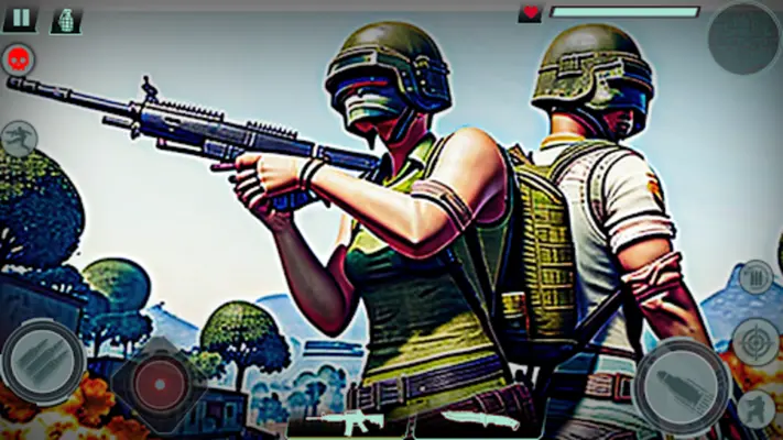 Fps Commando Shooting android App screenshot 1