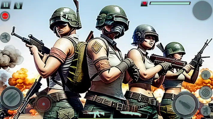 Fps Commando Shooting android App screenshot 4